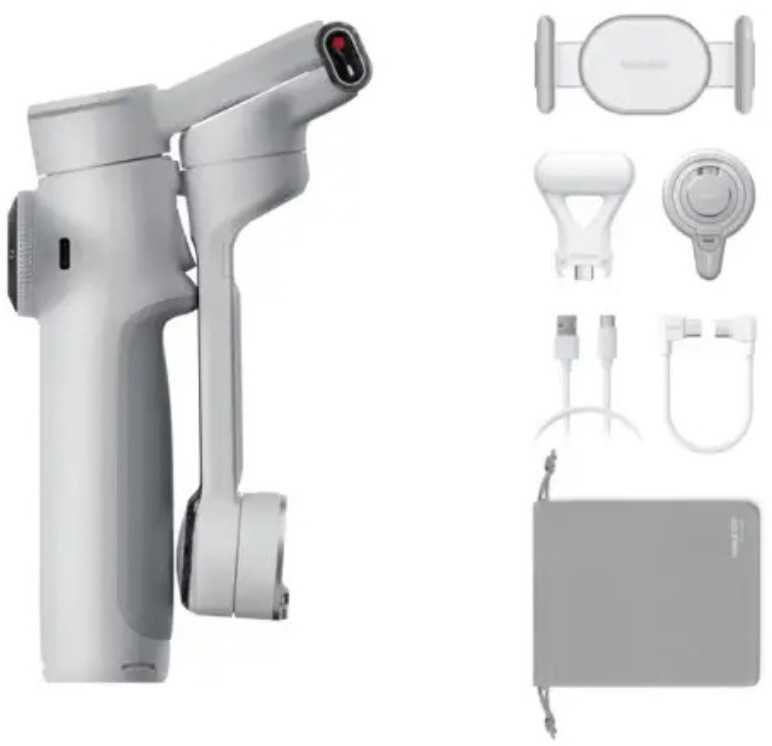 Arashi Vision Flow 2 Pro クリエイターキット AI追跡ジンバル 360度無限パントラッキング 3軸 グレー CINSABQB-FLOW208|ムラウチ