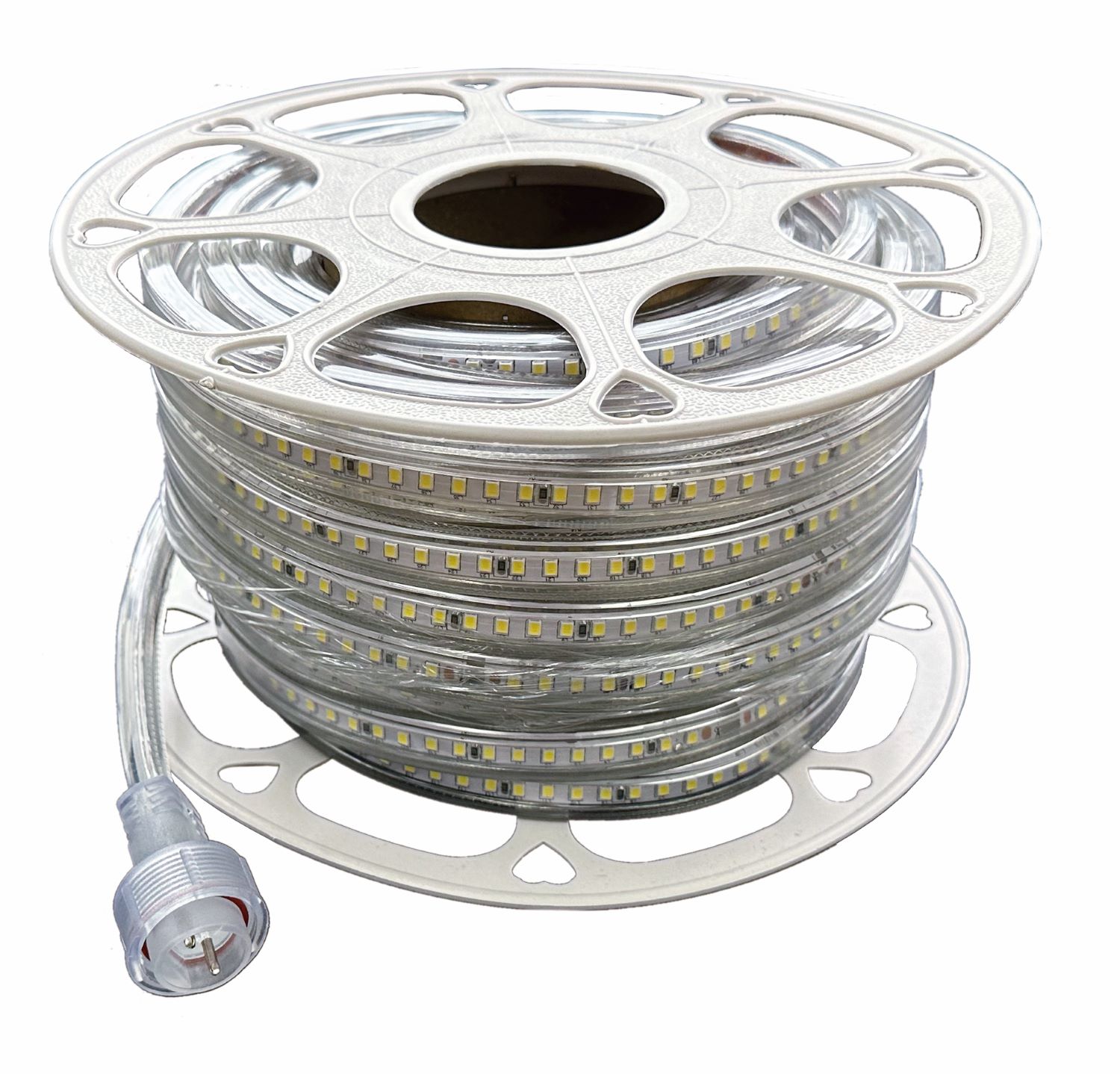 Fujikura 富士倉 LED 縄索ともし火 片面発しる 20m 増設用 昼光色 6000K FRL-20GW 花・ガーデン・DIY-DIY・工具-作業灯・投光器
