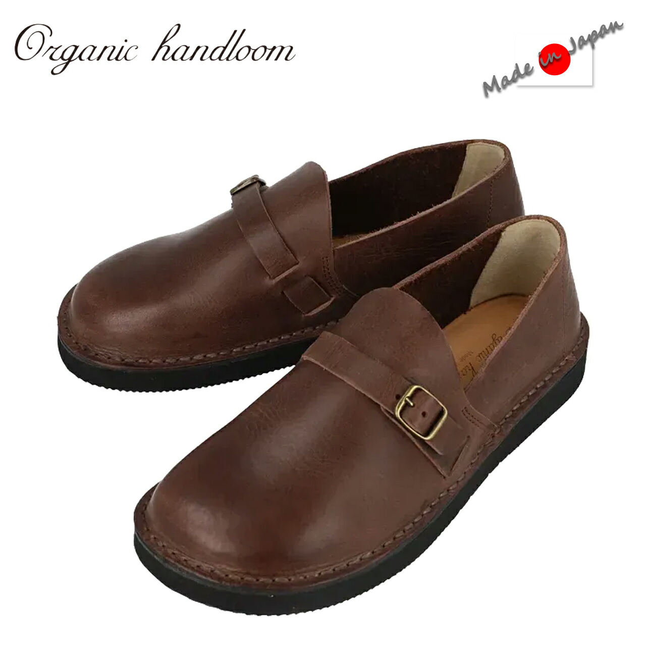 organichandloom オーガニックハンドルーム 【ユニセックス】ベンガル BENGAL 【ダークブラウン】OH005208 日本製 本革