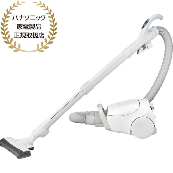 Panasonic パナソニック 掃除機 紙パック式キャニスター掃除機 MC-PJ250G Ｗ オフホワイト｜ムラウチ