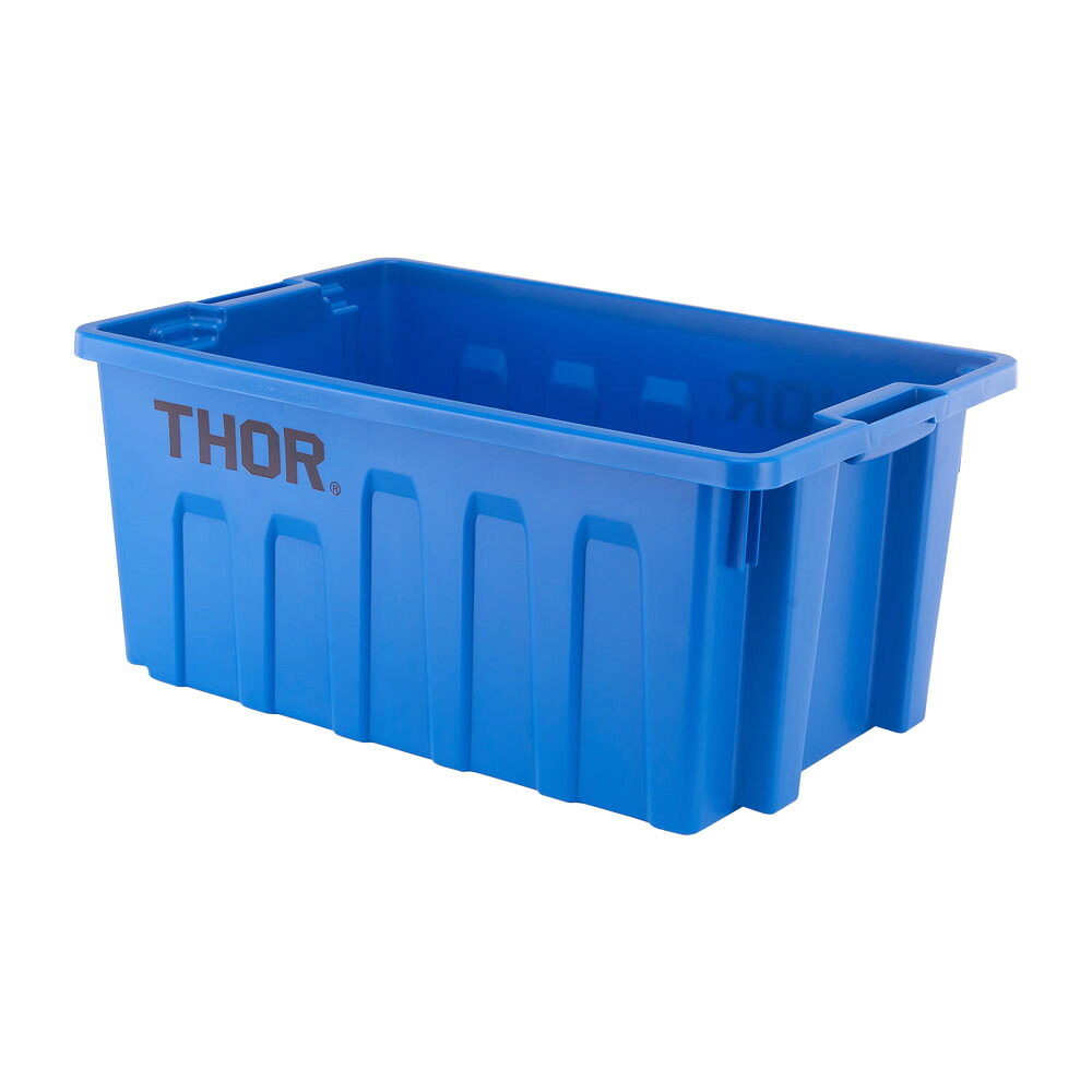 Trust トラスト TRスタッカブルトートボックス(フタ無) 40L 3021 ブルー