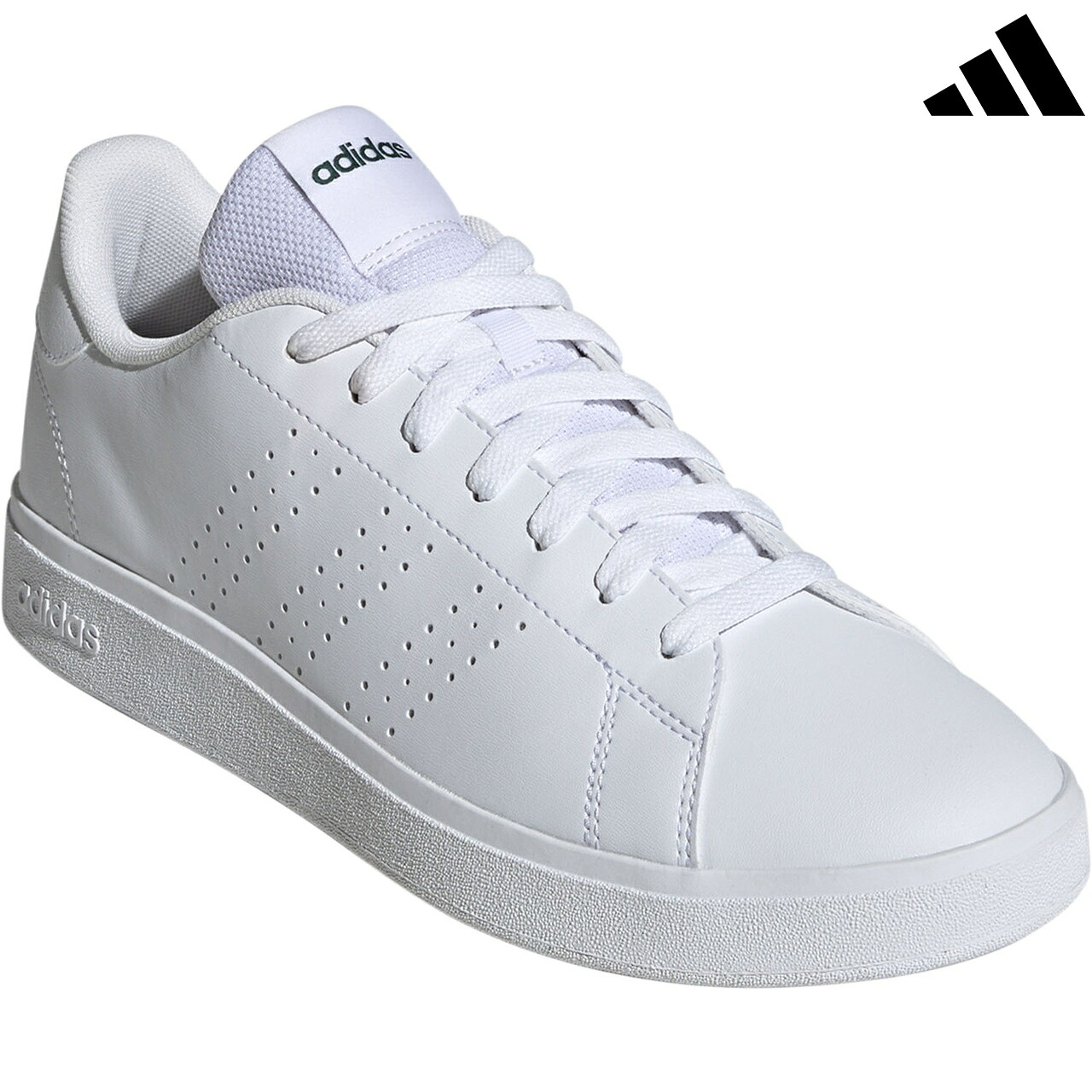 adidas アディダス 【ユニセックス】アドバンコートベース 2.0 IF4135 【フットウェアホワイト/フットウェアホワイト/カレッジグリーン】