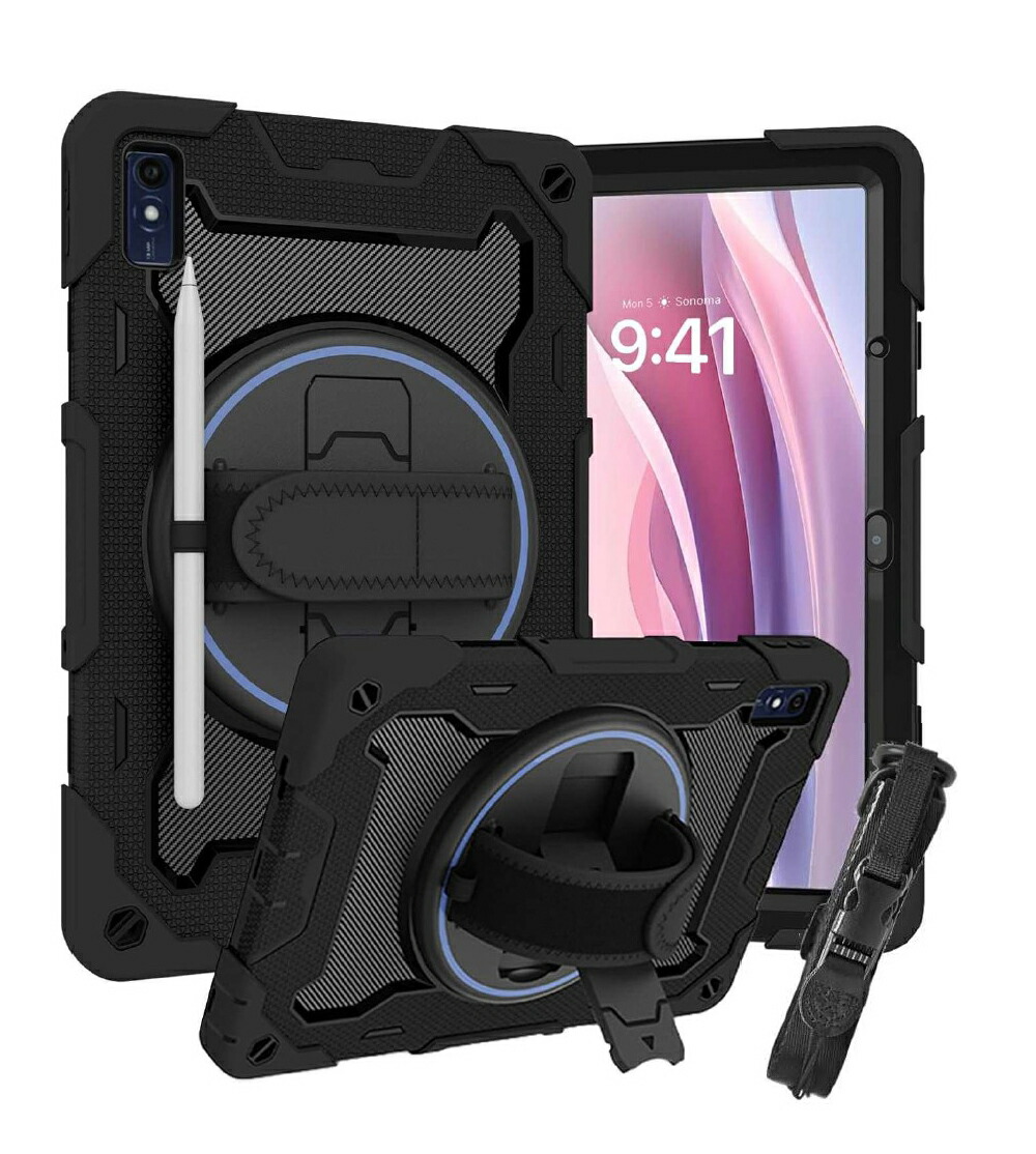 エムディーエス MDS-TSCLTM10ABLTBK Lenovo Tab M10a 5G LET02対応 耐衝撃ケース ブラック