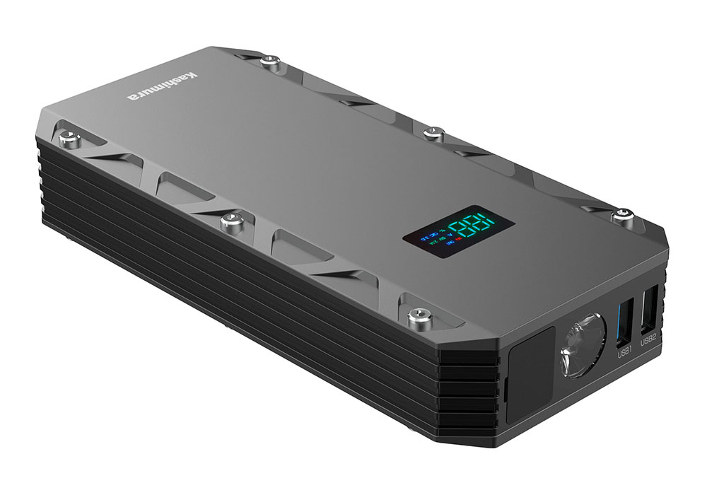 カシムラ KD-239 ジャンプスターター 12000mAh ディスプレイ付き