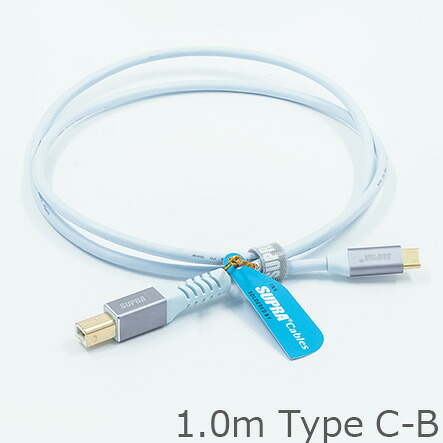 SAEC サエクコマース SUPRA USB 2.0 Type C-B 1.0m 高品質HIGH SPEED 相応うUSB有線テレビ