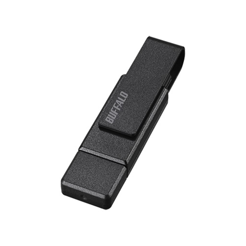 BUFFALO バッファロー USB3.2(Gen1)対応 Type-AC両対応 回転式USBメモリー 128GB ブラック RUF3-ACR128G-BK 7,983円