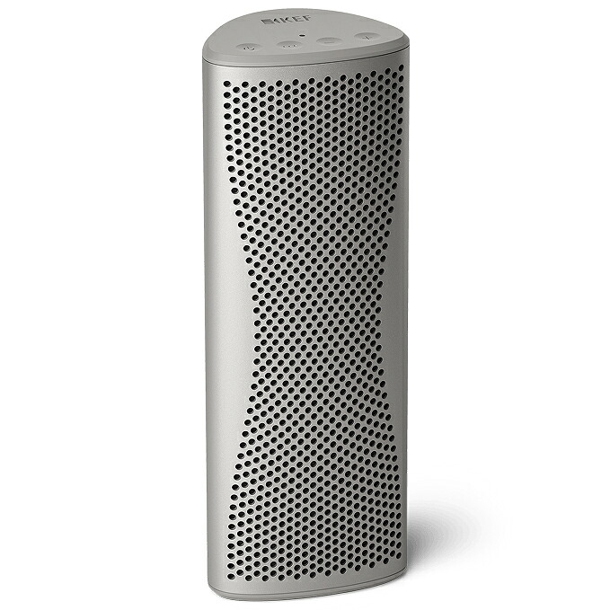 【5年間延長保証込】※メーカー在庫僅少 KEF JAPAN Muo SILVER DUSK(シルバー・ダスク)HiFi Bluetoothスピーカー 【当店のKEF製品は国内正規代理店品です】