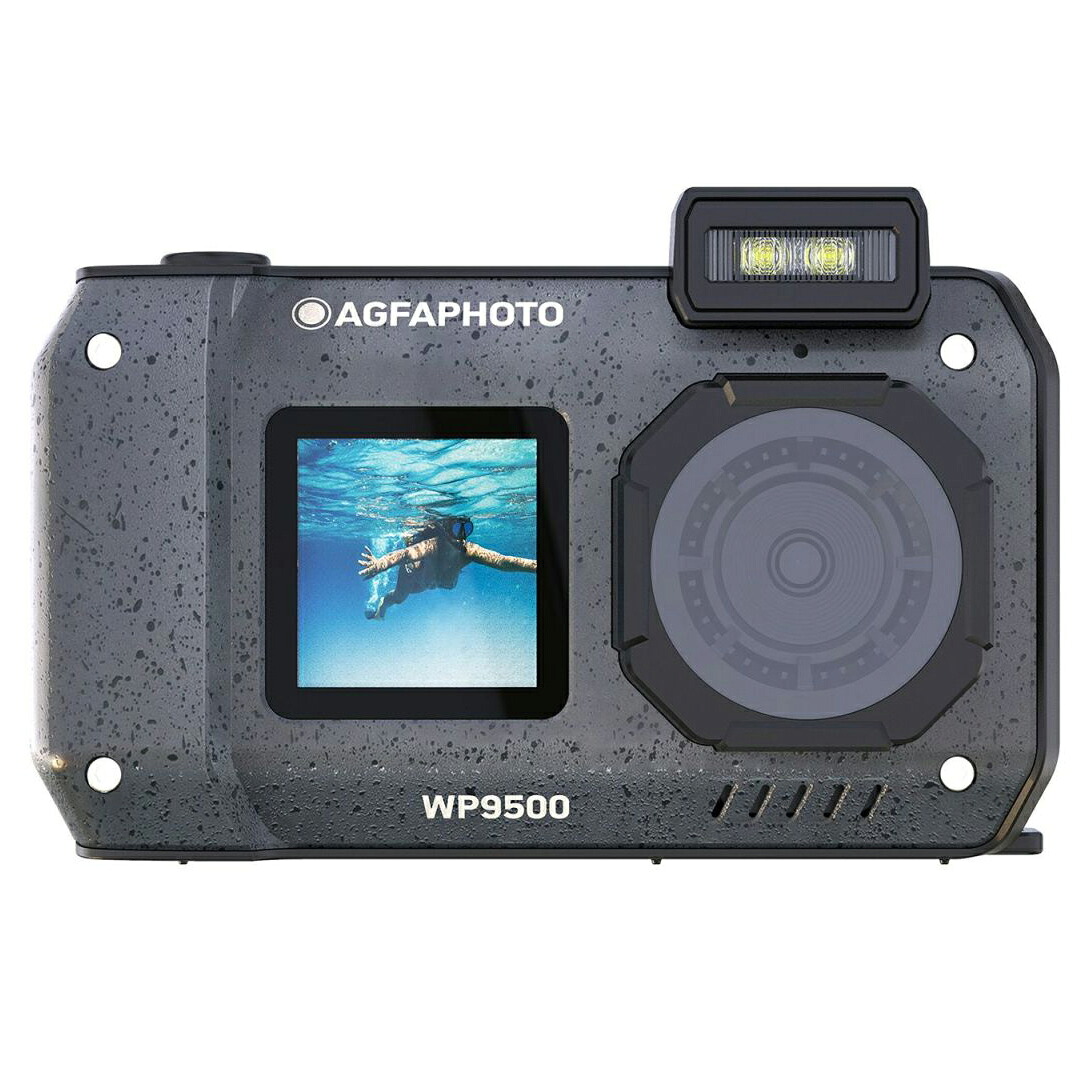 AGFAPHOTO アグファフォト WP9500BK AGFA 雨合羽デジタル写真機 黒いこと