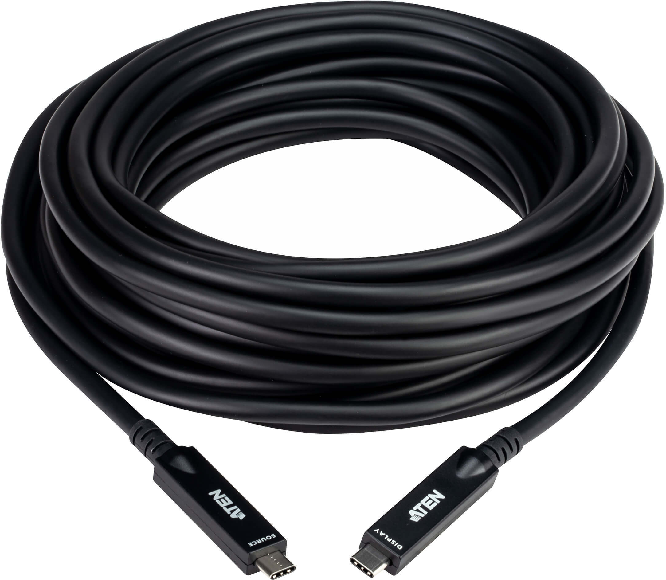 ATEN エーテン 10m 4k60p DP 海抜 mode 相応う USB-C 衣料繊維有線テレビ UE3410F