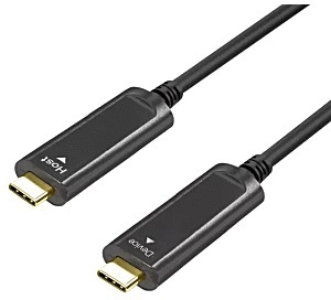 スペクトル USB3.2 Gen2（USB3.1）対応/転送速度10Gbps/USB光ハイブリッド延長ケーブル 50m SSG03-50C