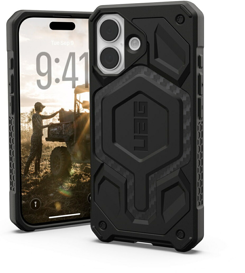 Urban Armor Gear UAG iPhone 17対応耐衝撃ケース MONARCH PRO MAGSAFE カーボンファイバー UAG-IPH25MB-PMS-CF