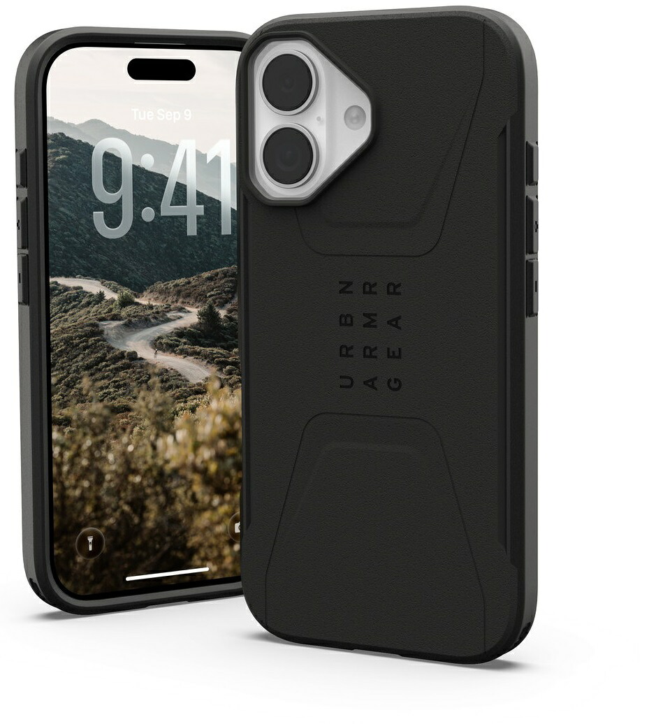 Urban Armor Gear UAG iPhone 17相応う耐衝撃入れもの CIVILIAN MAGSAFE 黒いこと UAG-IPH25MB-CMS-BK