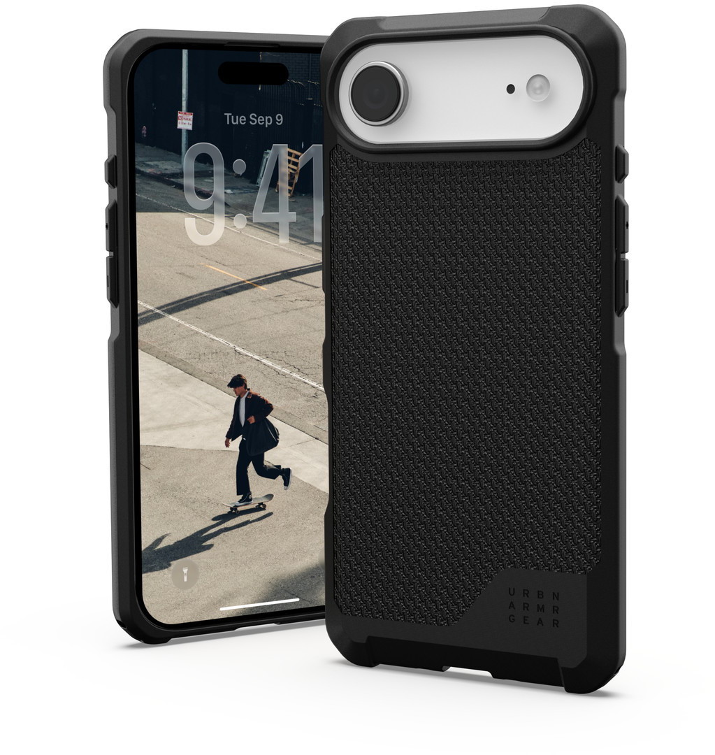 Urban Armor Gear UAG iPhone Air相応う耐衝撃容れもの METROPOLIS LT MAGSAFE ケブラーブラック UAG-IPH25LB-FLM-KB
