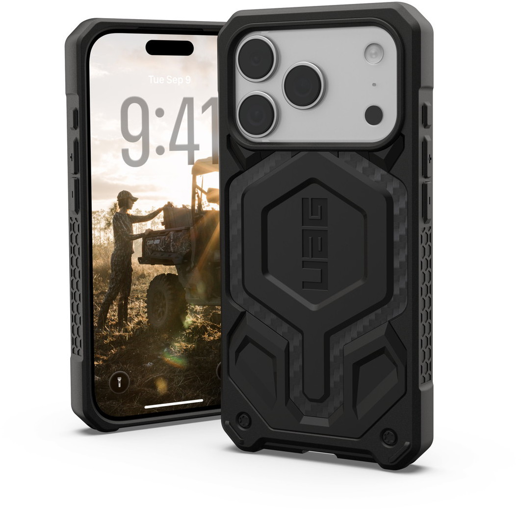 Urban Armor Gear UAG iPhone 17 Pro相応う耐衝撃容れもの MONARCH PRO MAGSAFE 炭素衣料繊維 UAG-IPH25MA-PMS-CF