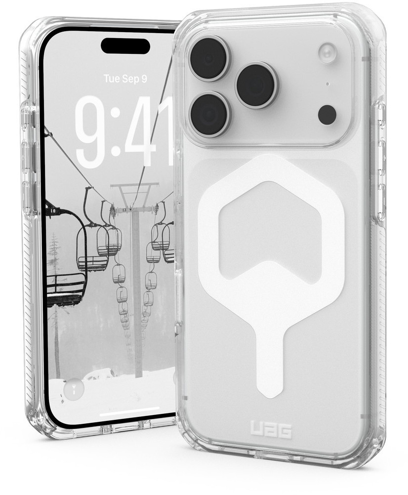 Urban Armor Gear UAG iPhone 17 Pro対応耐衝撃ケース PLYO MAGSAFE / CAP アイス/ホワイト UAG-IPH25MA-YMC-I/W