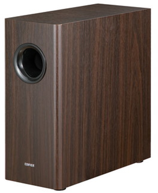 Edifier エディファイア パワードサブウーファー T5s(ブラウン) 70W スピーカーに数珠つなぎ可能 ED-T5S-BR