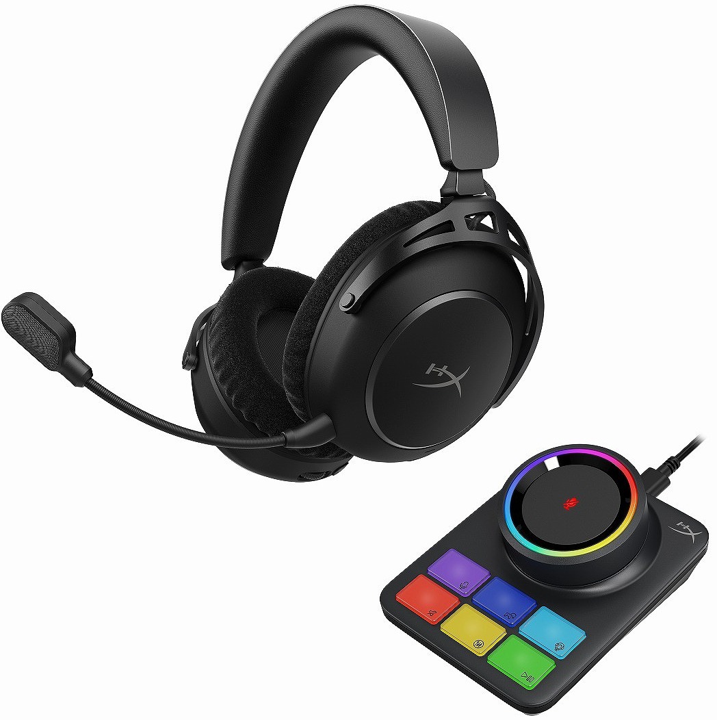 HyperX ハイパーエックス Cloud Alpha 2 ワイヤレスゲーミングヘッドセット 2.4GHz Bluetooth 等しく繋ぎ合わせる 3.5粍 黒いこと HXR-AJ5C7AA