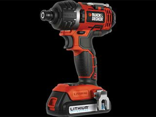 BLACK&DECKER ブラック＆デッカー 18Vリチウム インパクトドライバー EXI18