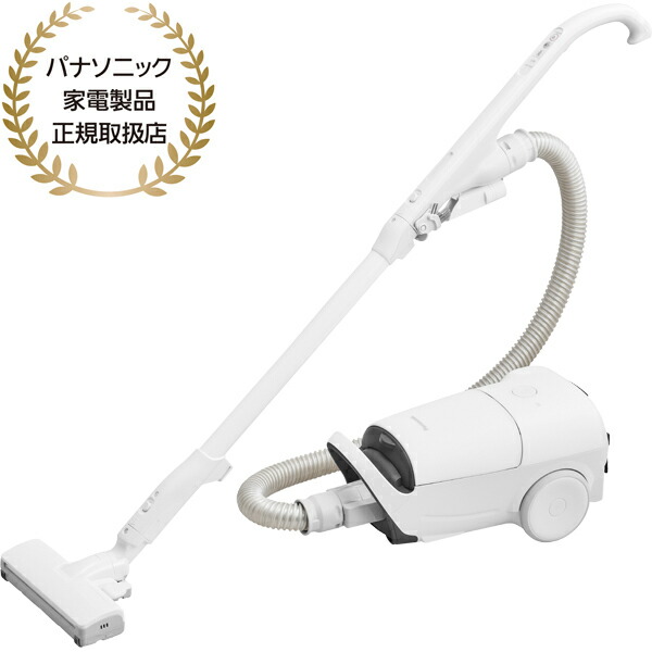 Panasonic パナソニック MC-JP890K-W 紙パック式キャニスター掃除機 ホワイト｜ムラウチ