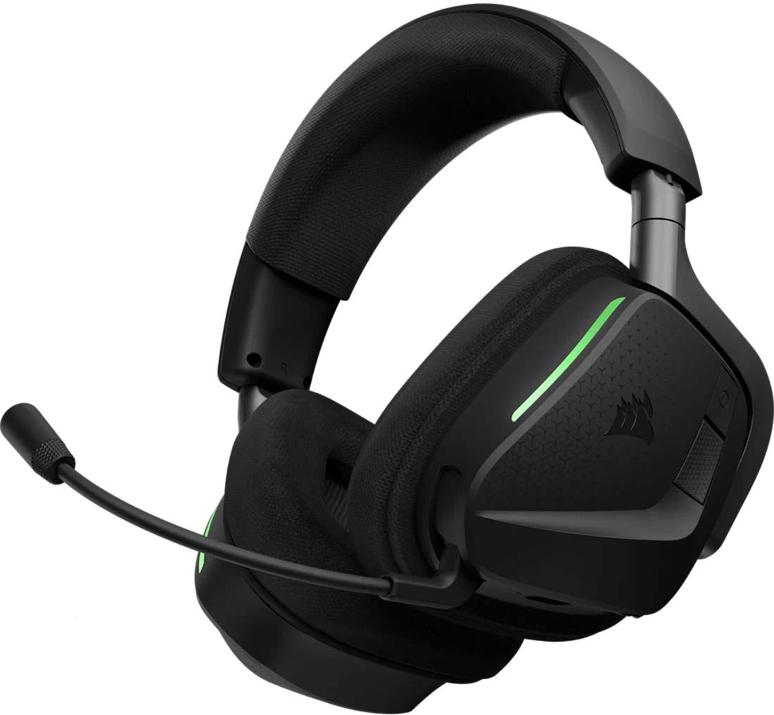 CORSAIR コルセア VOID v2 MAX 無線電話 Bluetooth ゲーミングヘッドセット 2.4GHz・Dolby Atmos 炭素 CA-9011381-WW