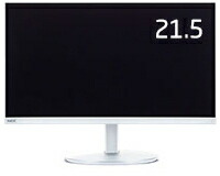 NEC 21.5型フルHD液晶ディスプレイ (DisplayPort、VGA/白/スピーカー) LCDAS224WMI-CZ3