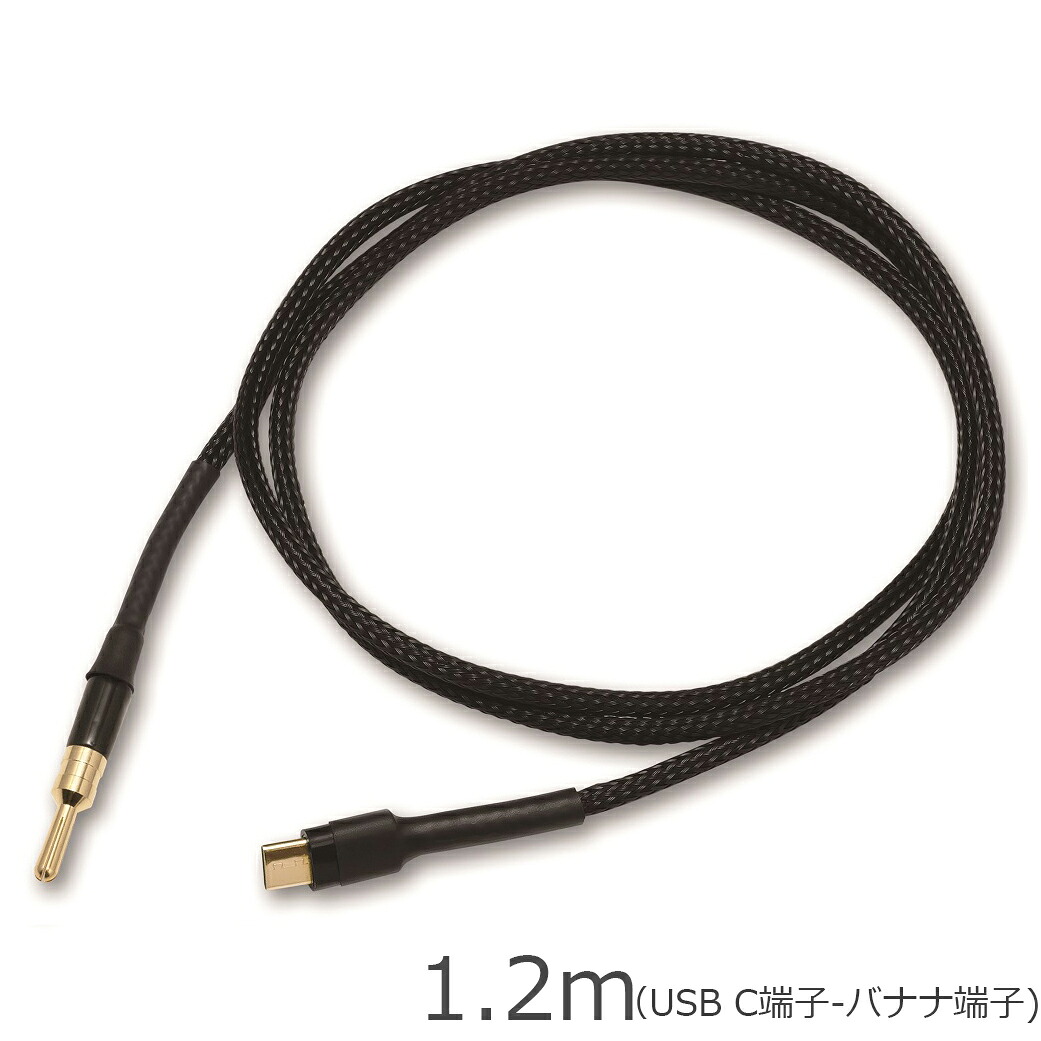 SAEC サエクコマース SE-400C-B（USB C-バナナの木端子）1.2m 地びた有線テレビ