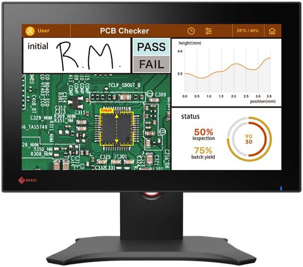 EIZO 15.6型タッチパネル装着カラー液晶モニター DuraVison AC電源 スタンドあり ブラック FDF1683WT-ACTBK