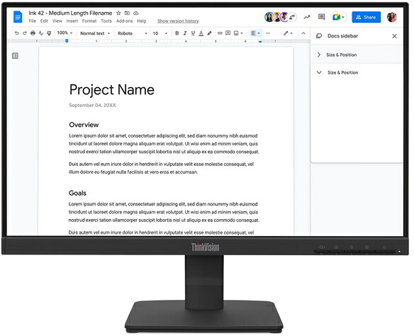 Lenovo レノボ 盛りだくさん固定ディスク相応う 21.5型広広とした液晶見せびらかす ThinkVision S22-4e (黒いこと/3年歳盛りだくさん引き受ける/IPS) 64CBKAR6JP