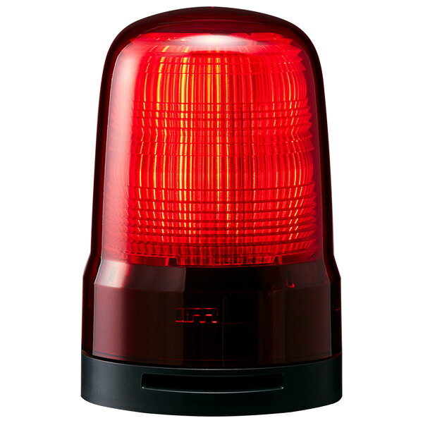 PATLITE パトライト 小型LED表示灯 赤 AC100～240V ブザー付き SL08-M2KTB-R