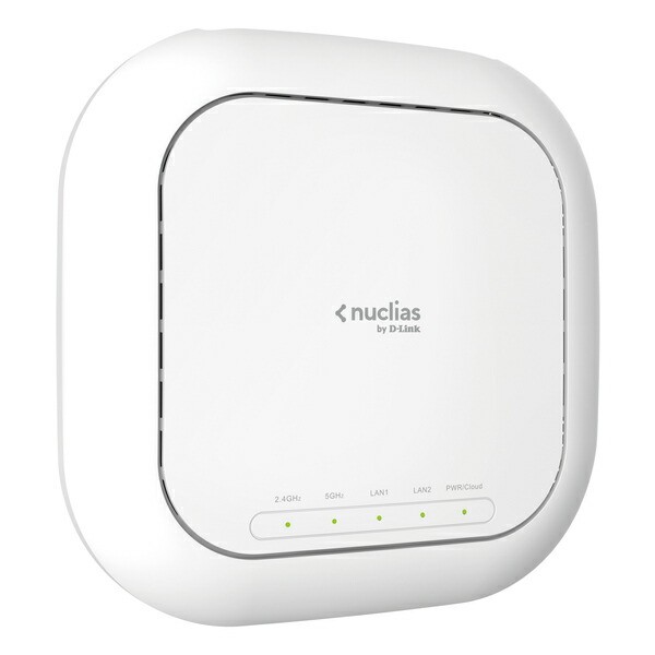 D-Link Nuclias Cloud相応うWi-Fi6無線電話メモリアクセス尖んがり ax(2×2) 屋内用 PoE(802.3at)受電相応う DBA-X1230P/A1