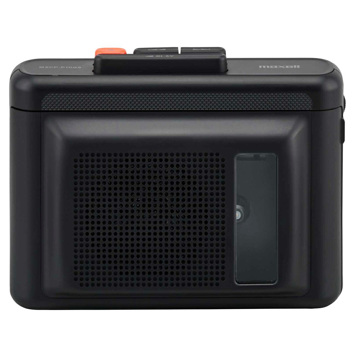 maxell マクセル MXCP-P100SBK スピーカー付きBluetooth対応ポータブルカセットプレーヤー ブラック