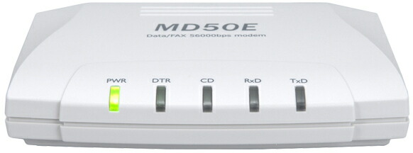 マイクロ問い合わせ RS-232C外後ばらい型資料/FAXモデム MD50ER