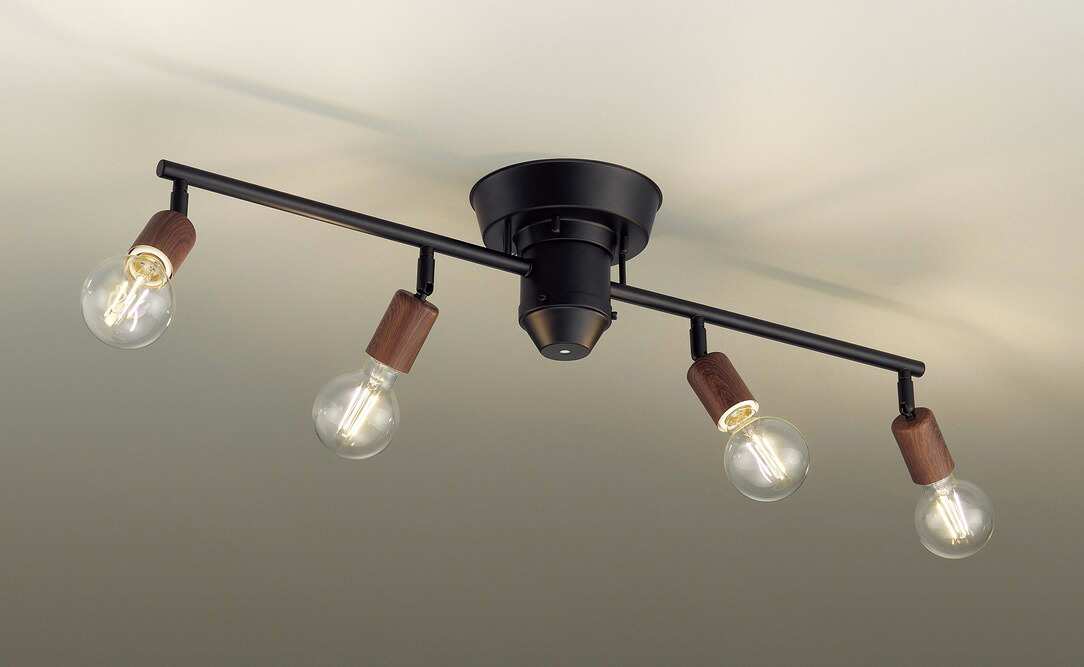 DAIKO 大光電機 DXL-81521 LEDロッドスポット ブラック ※専用リモコン付|ムラウチ