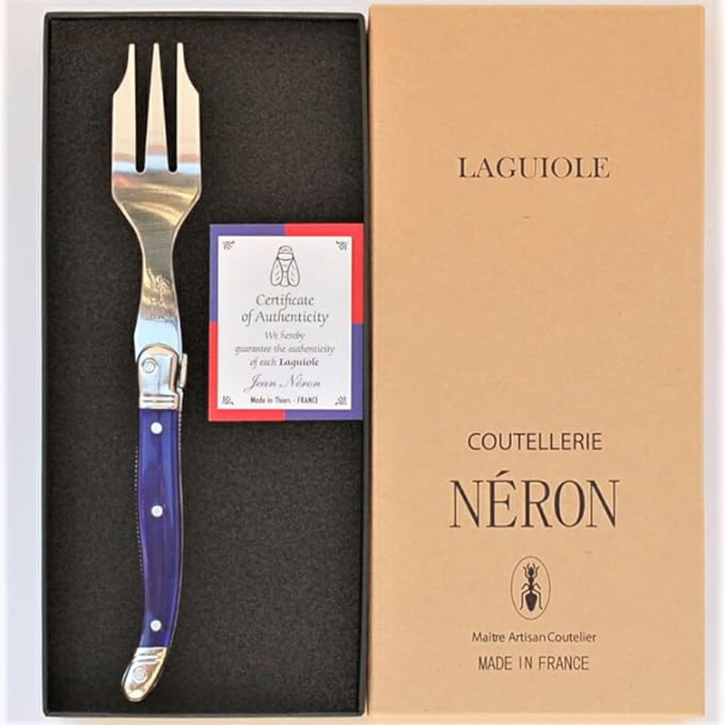 LAGUIOLE ライヨール ライヨール ABSハンドル ケーキフォーク パリスブルー