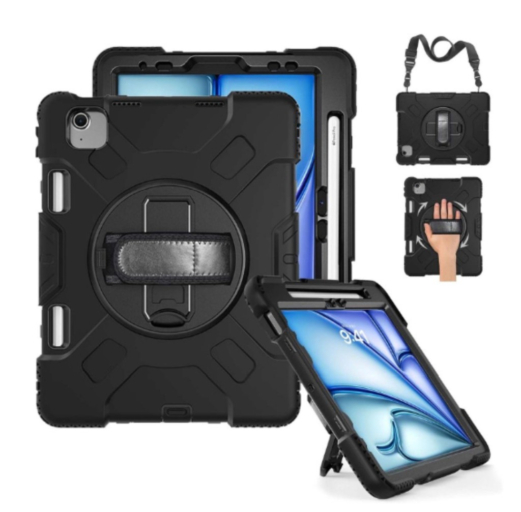エムディーエス MDS-TSCIPA13BLTBK iPad Air(M3・M2)13in相応う 耐衝撃入れもの 黒いこと