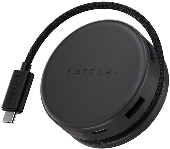 Satechi サテチ マルチポートアダプター OntheGo 7-in-1 Multiport Adapter ブラック PST-POTG7C|ムラウチ
