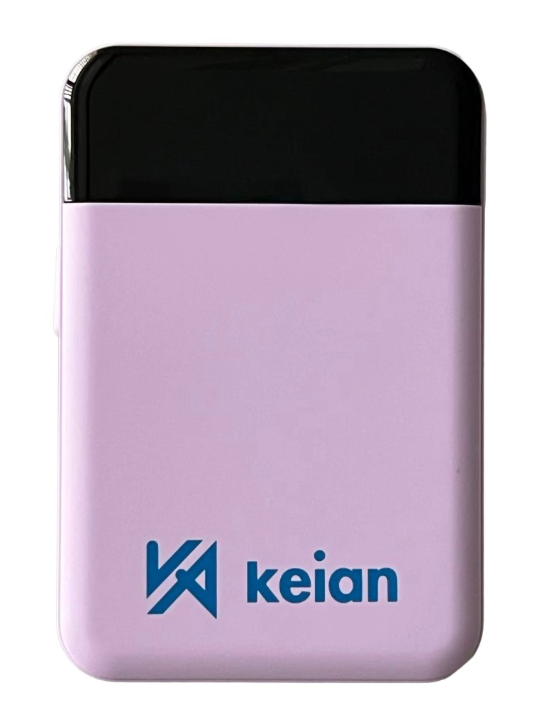 恵安 KPOWER-PURPLE 準個体・燃えにくいモバイルバッテリー KPOWERシリーズ PSE認証済み KPOWER-PURPLE