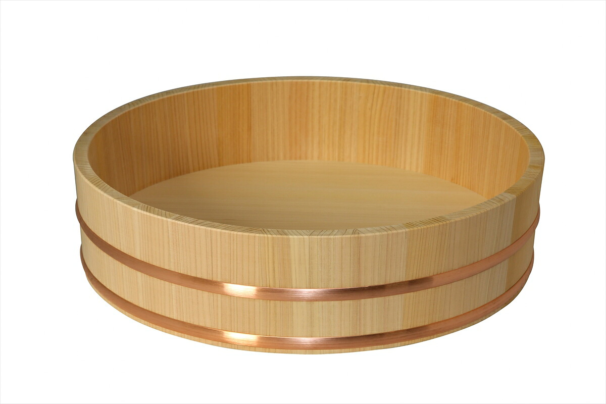MT-Torimatsu エムテートリマツ 寿司桶・飯台(銅タガ)　 420mm