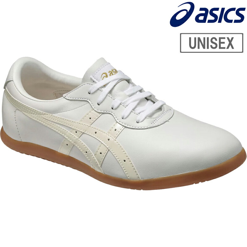 アシックス asics 【ユニ一発やる】ウーシュー WU 【白いこと×パール白いこと】 TOW013 生まれながらなめし革