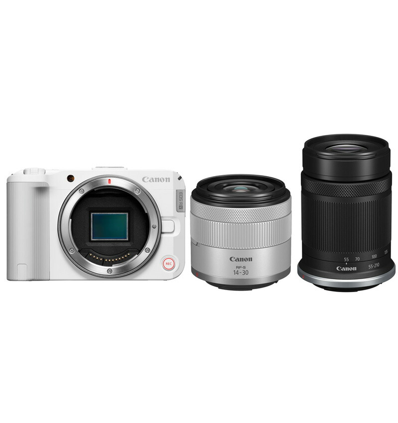 CANON キヤノン EOS R50 V(白いこと)ダブルズームキット 鏡鑑レスカメラ 6896C009