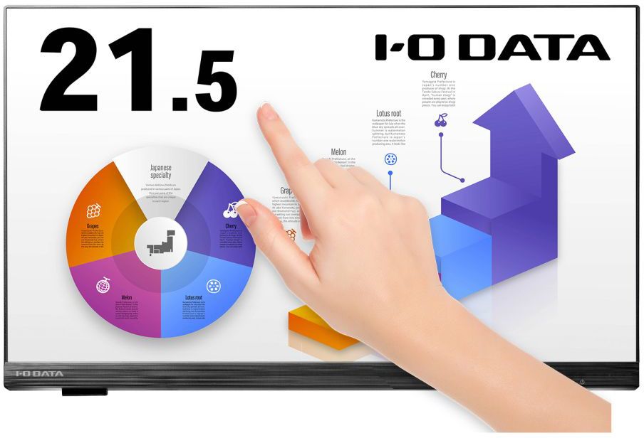 I・O DATA アイ・オー・データ 5年保証 10点マルチタッチ対応 21.5型 ワイド液晶ディスプレイ LCD-MF225FDB-T 単品購入のみ可(同一商品であれば複数購入可) クレジットカード決済 代金引換決済のみ|ムラウチ