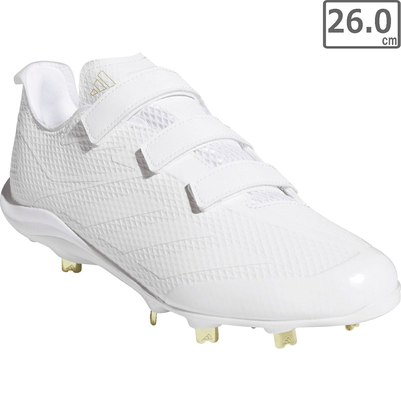 adidas アディダス 【メンズ】アディゼロ エレクトリック ジャパン 面ファスナー / Adizero Electric Japan Velcro JS2166 【26.0cm】【フットウェアホワイト/フットウェアホワイト/フットウェアホワイト】｜ムラウチ