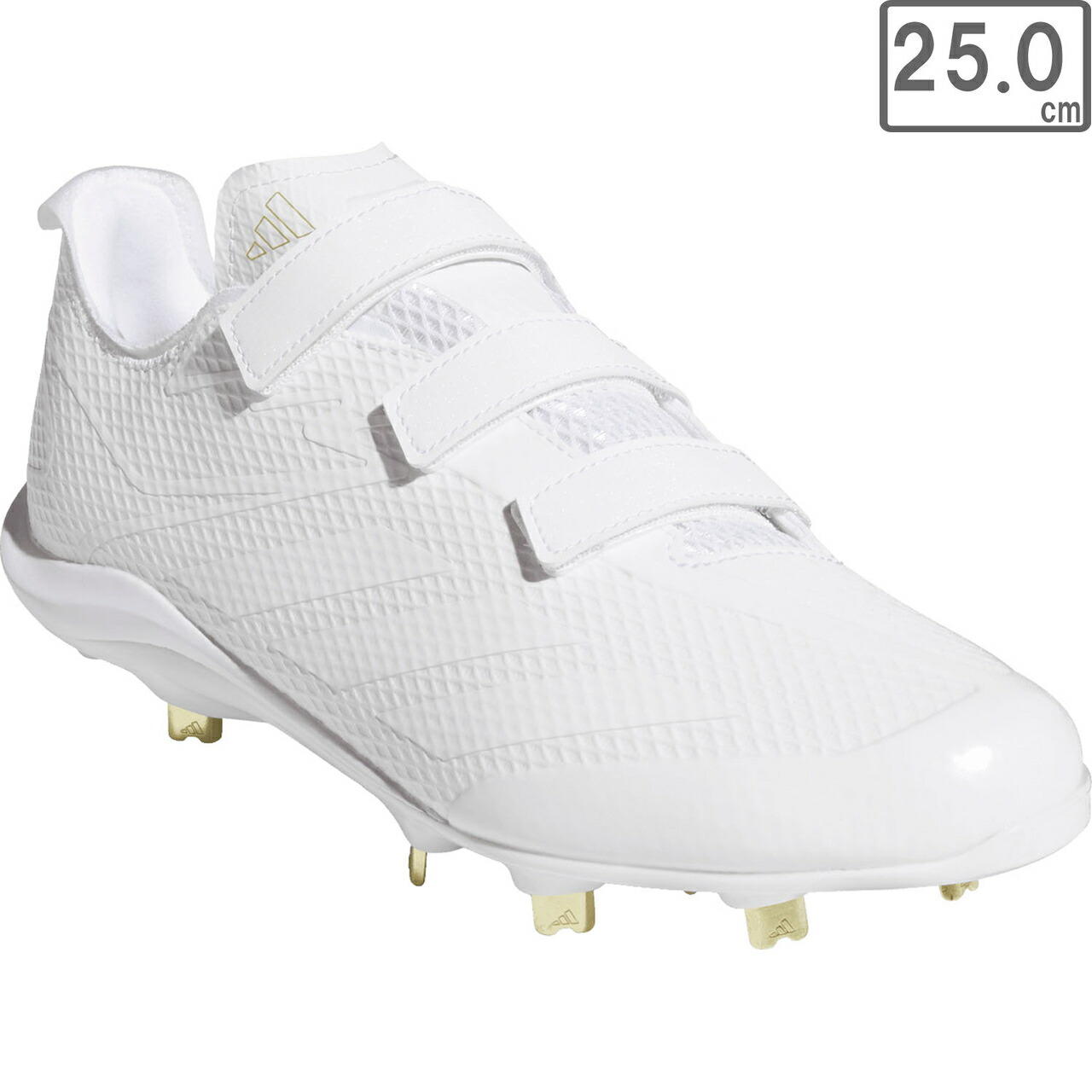 adidas アディダス 【メンズ】アディゼロ エレクトリック ジャパン 面ファスナー / Adizero Electric Japan Velcro JS2166 【25.0cm】【フットウェアホワイト/フットウェアホワイト/フットウェアホワイト】|ムラウチ