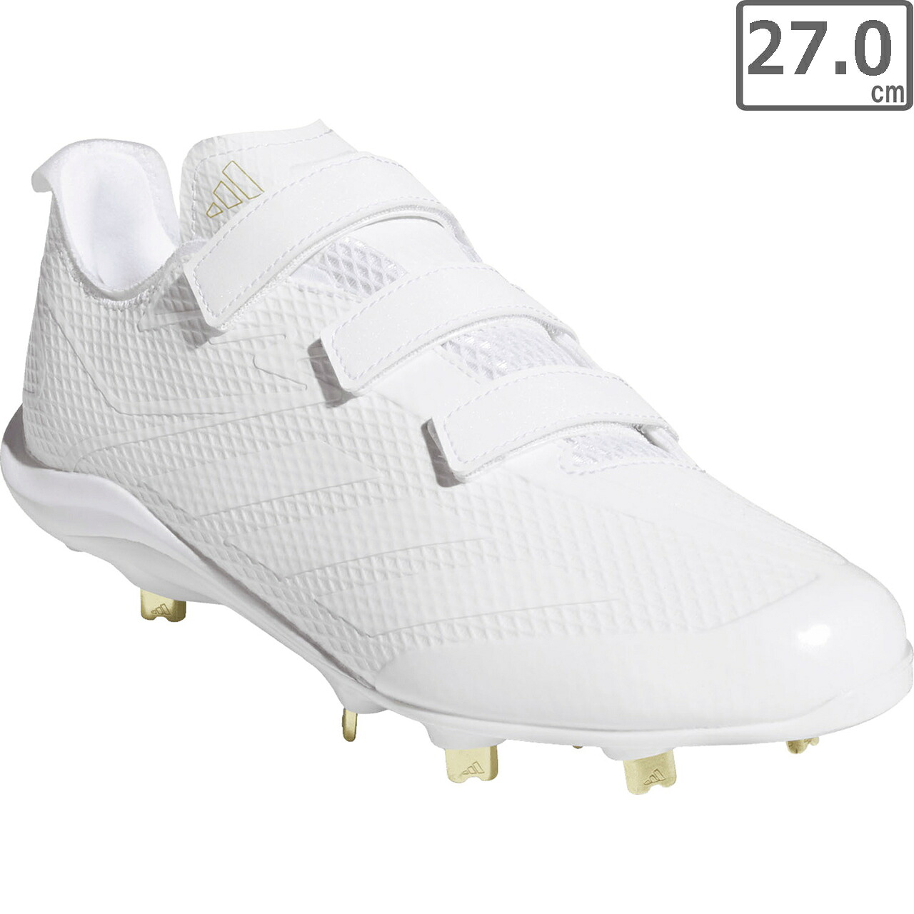 adidas アディダス 【メンズ】アディゼロ エレクトリック ジャパン 面ファスナー / Adizero Electric Japan Velcro JS2166 【27.0cm】【フットウェアホワイト/フットウェアホワイト/フットウェアホワイト】|ムラウチ