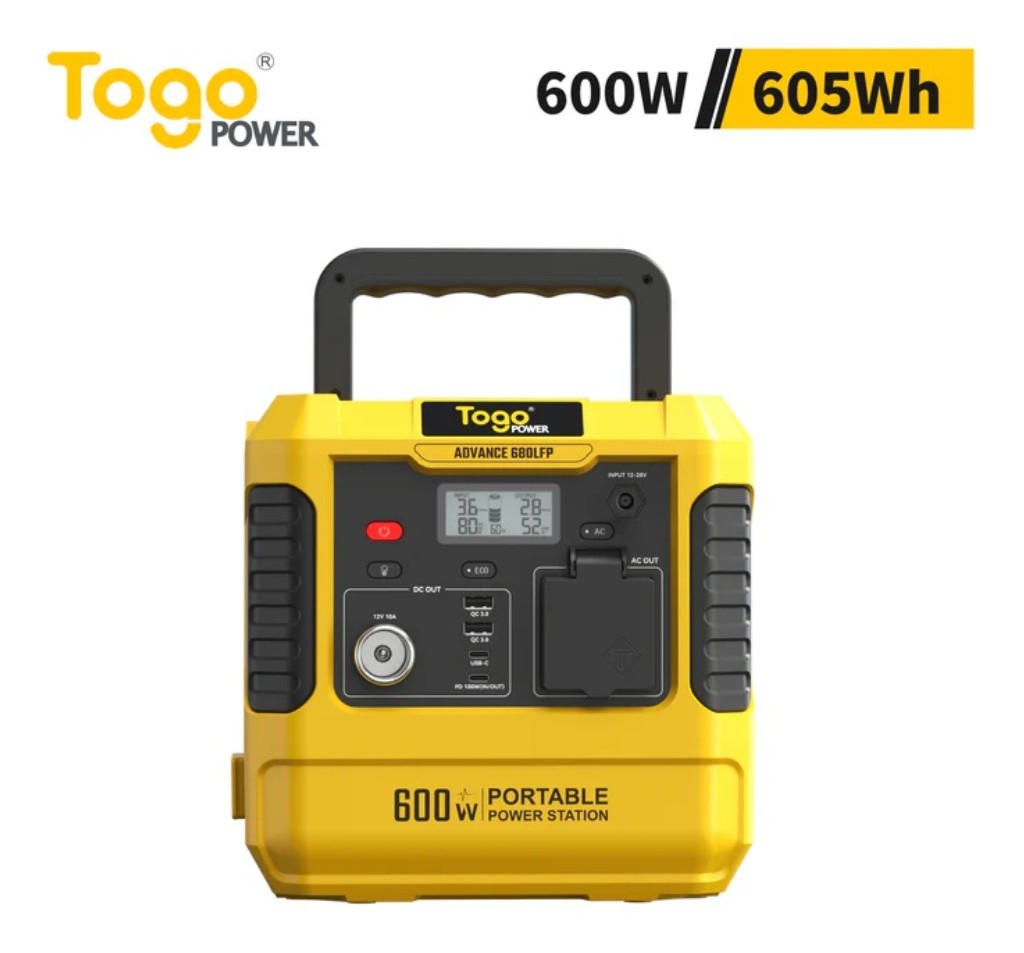 TogoPower ADVANCE680LFP TogoPower 携帯型ワット数 ADVANCE680LFP
