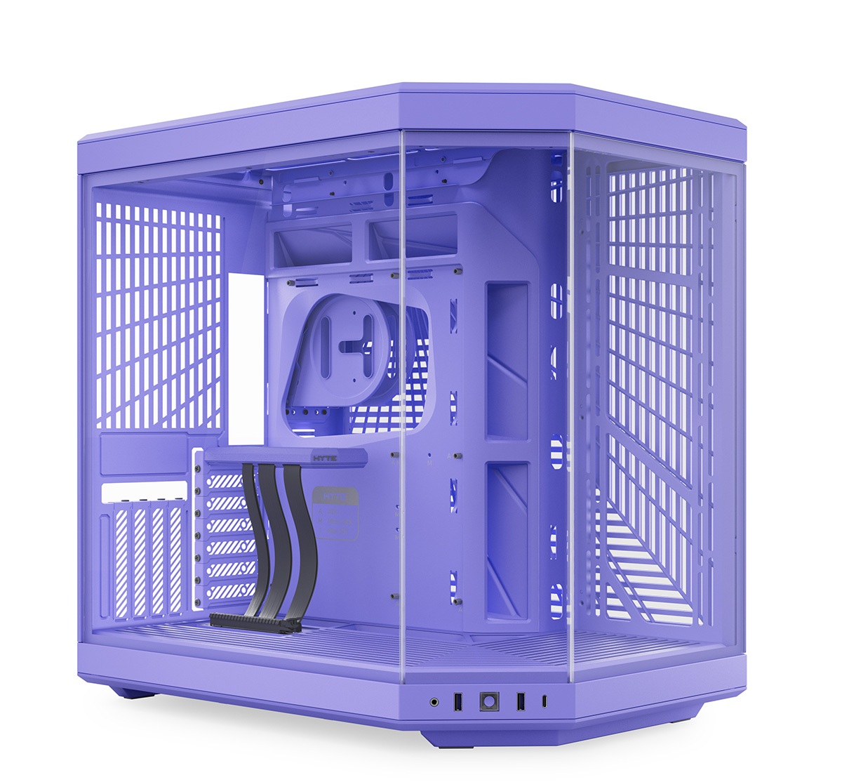 HYTE ピラーレス式パノラマガラス搭載PCケース タロミルク Y70 Taro Milk