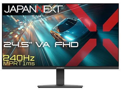 JAPANNEXT ジャパンネクスト フルHD対応 24.5型液晶ディスプレイ/HDMI×1、DP×1/ブラック/2年保証 JN-V245G240F 15,525円
