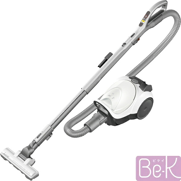 MITSUBISHI 三菱 掃除機 紙パック式 Be-K(ビケイ)キャニスタータイプ TC-FJ2F W|ムラウチ