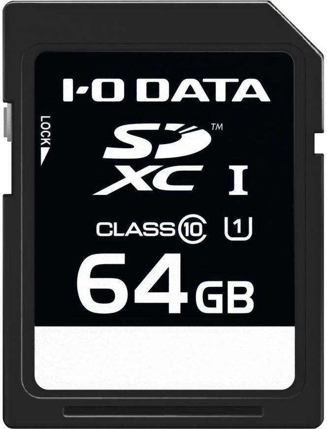 I・O DATA アイ・オー・データ UHS-I UHS 機敏さ位置付け1相応う SDXC記憶装置歌留多 64GB SDU1-64G/NC