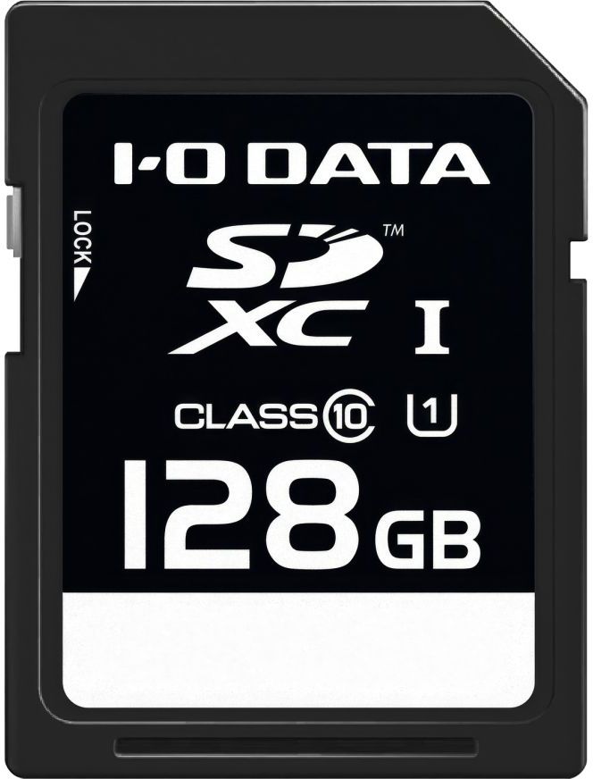 I・O DATA アイ・オー・データ UHS-I UHS スピードクラス1対応 SDXCメモリーカード 128GB SDU1-128G/NC|ムラウチ